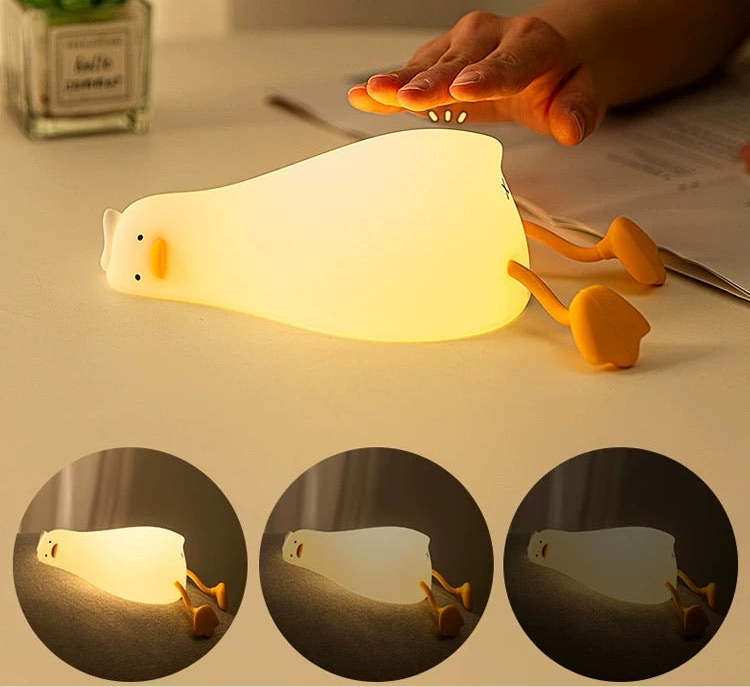 Lying Flat Duck Night Light