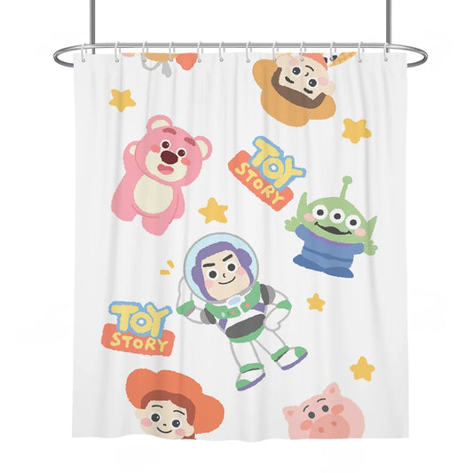 Toy Story Shower Curtain with Hooks