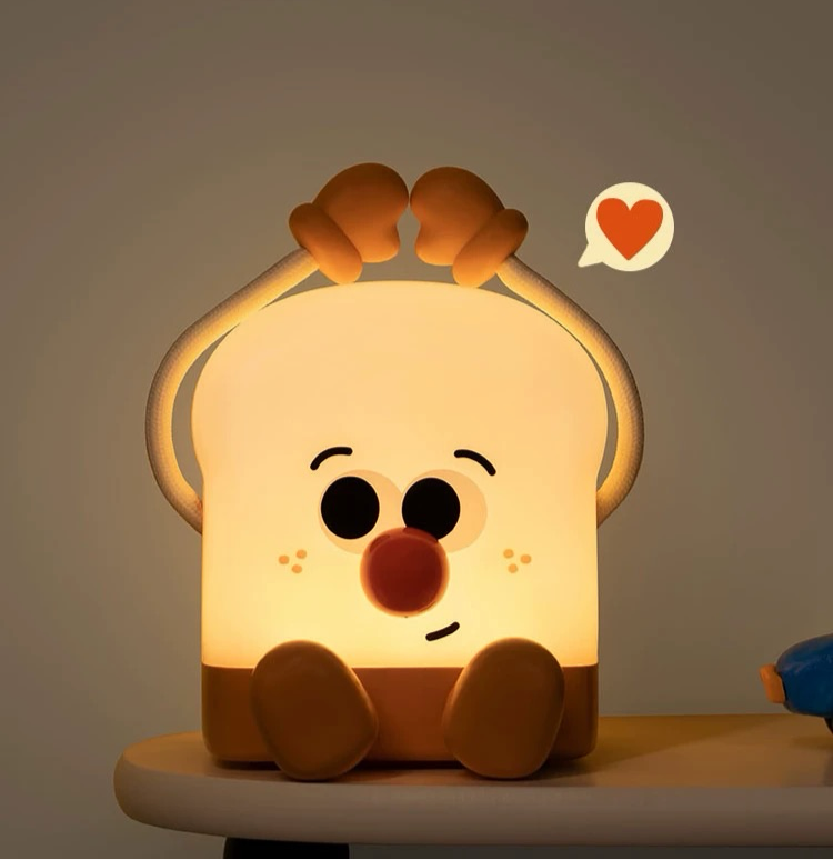 Cute Toast Night Light