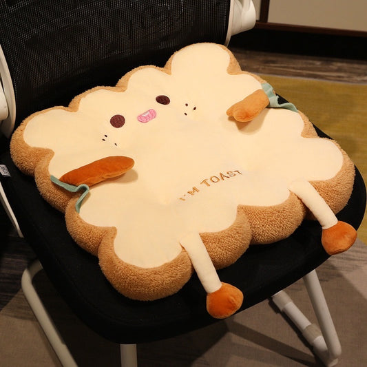 Toast-Shaped Cushion