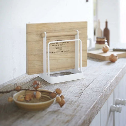Minimalist Cutting Board Storage Rack