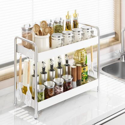 Stainless Steel Kitchen Countertop Spice Rack