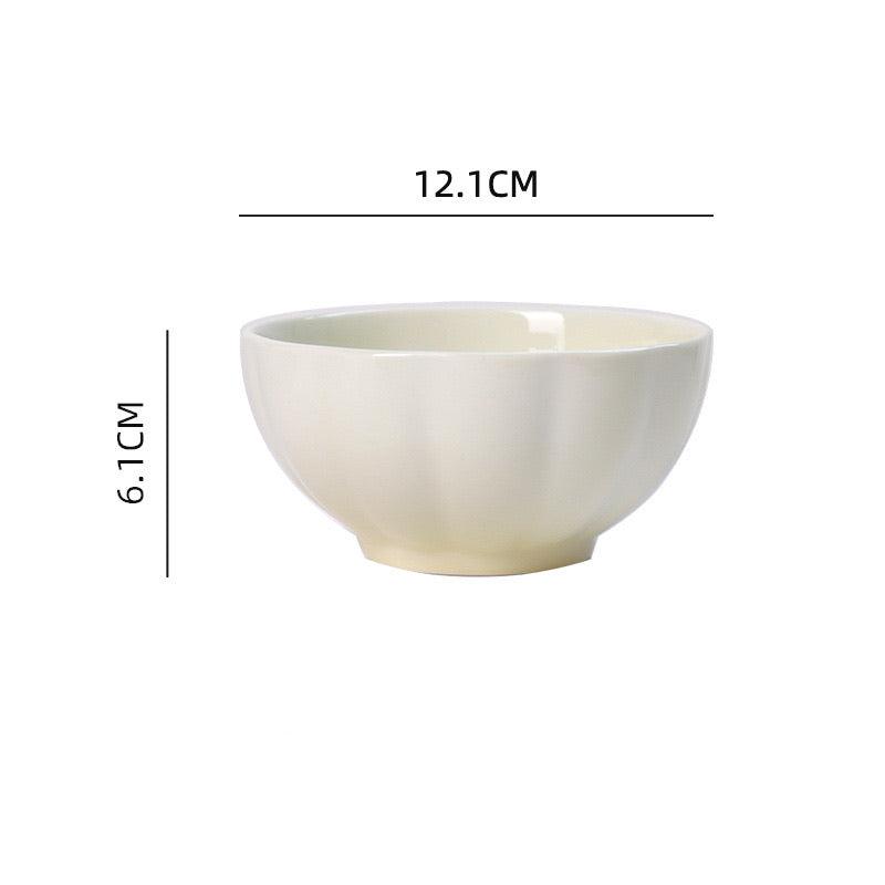 Creative Nordic Style Four-Color Lotus Bowl Set (Set of 4)