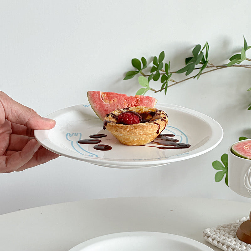 French Minimalist Tableware Plate