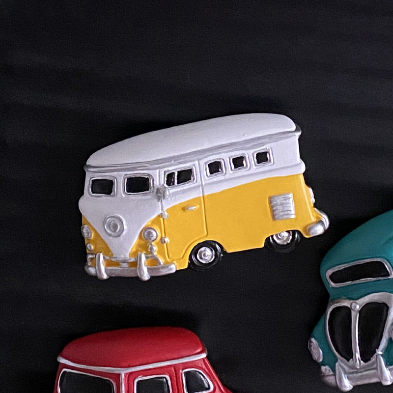 Retro Car Refrigerator Magnet