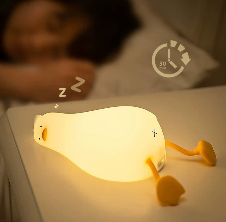 Lying Flat Duck Night Light