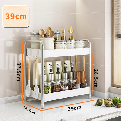 Stainless Steel Kitchen Countertop Spice Rack