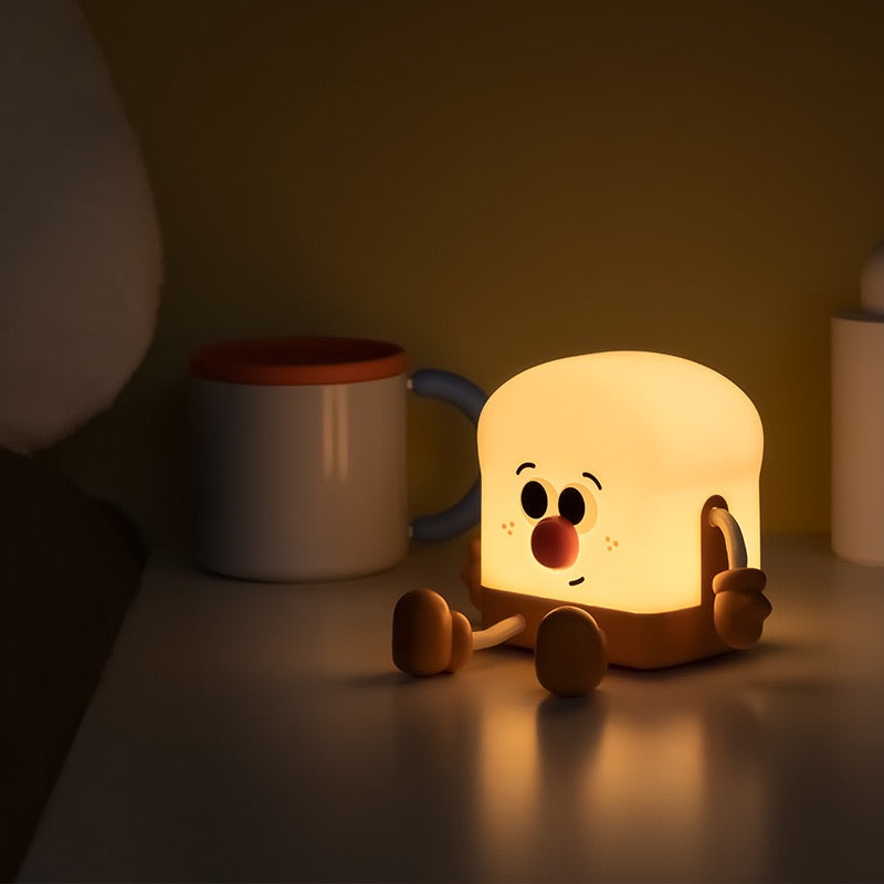 Cute Toast Night Light