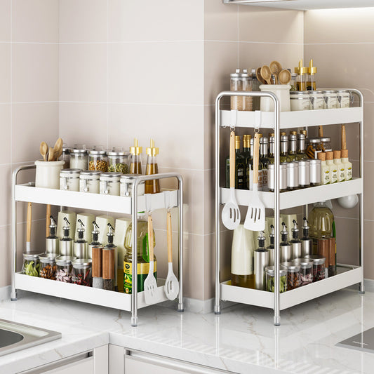 Stainless Steel Kitchen Countertop Spice Rack