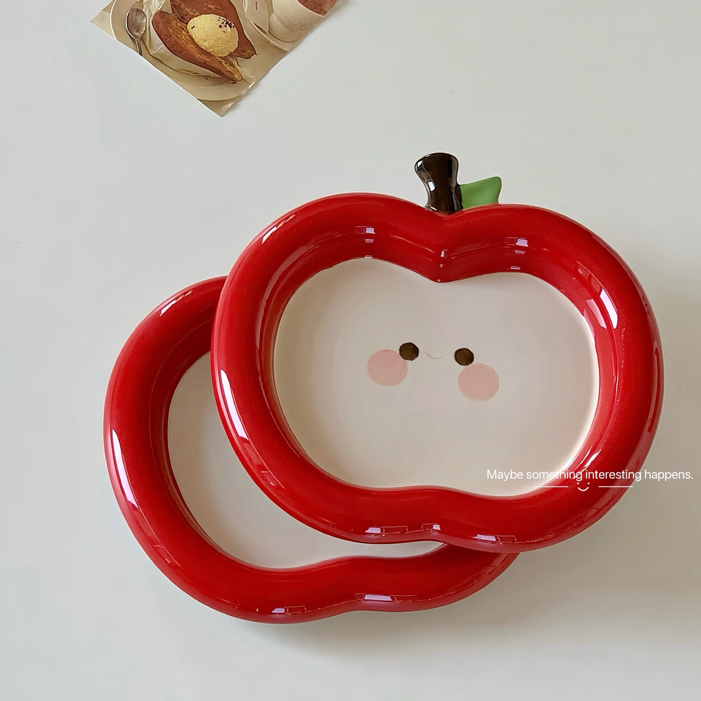 Cute Apple Shaped Plate