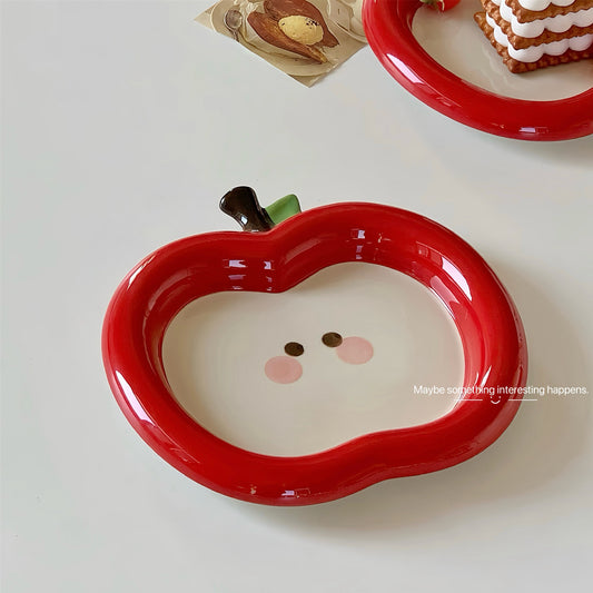 Cute Apple Shaped Plate