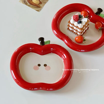 Cute Apple Shaped Plate