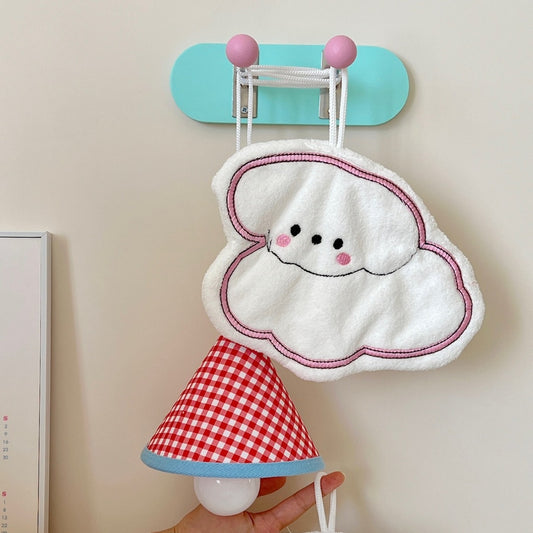 White Puppy Hand Towel