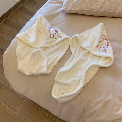 Bunny Bow Towel and Bath Towel 3-Piece Set
