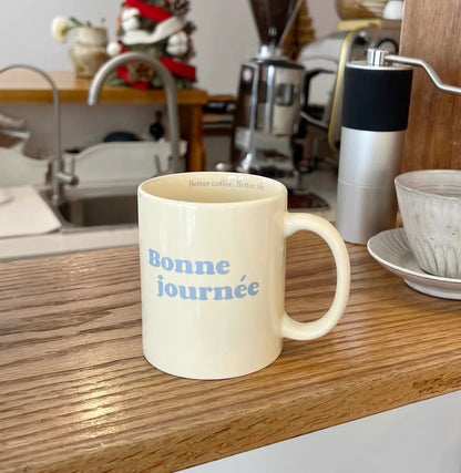 Bonjour Ceramic Mug