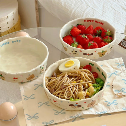 Cream Matte Handcrafted Ceramic Deep Plate