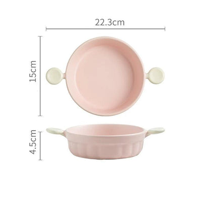 Macaron Series Double Handle Baking Dish