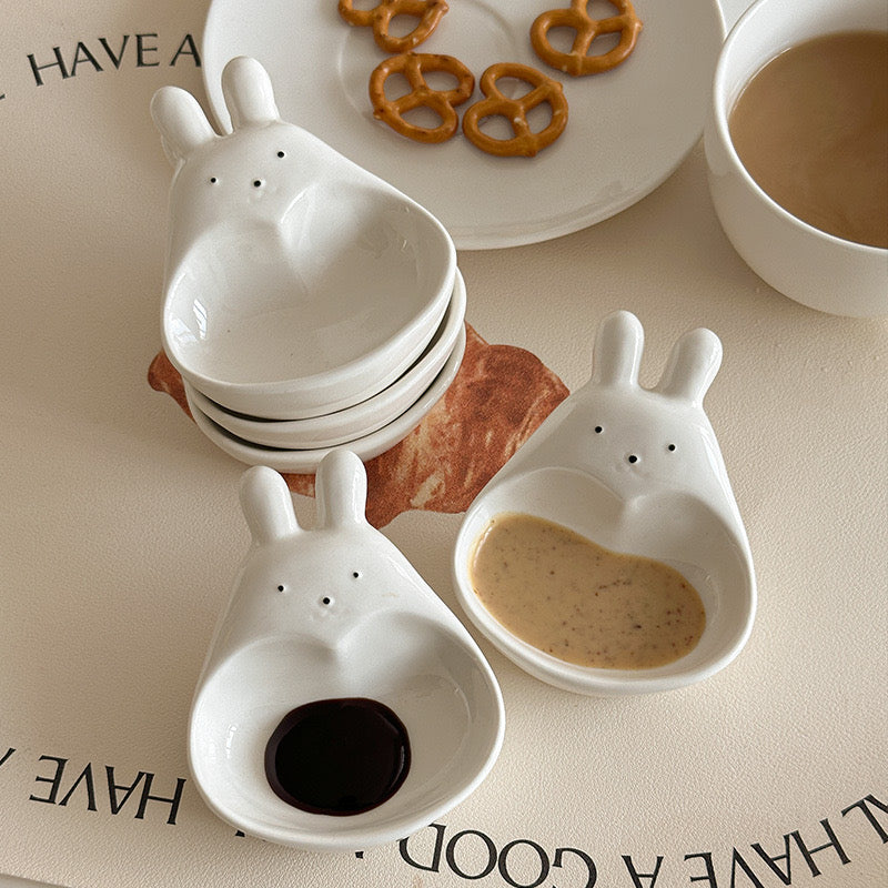 Creative Cartoon Rabbit Dipping Dish