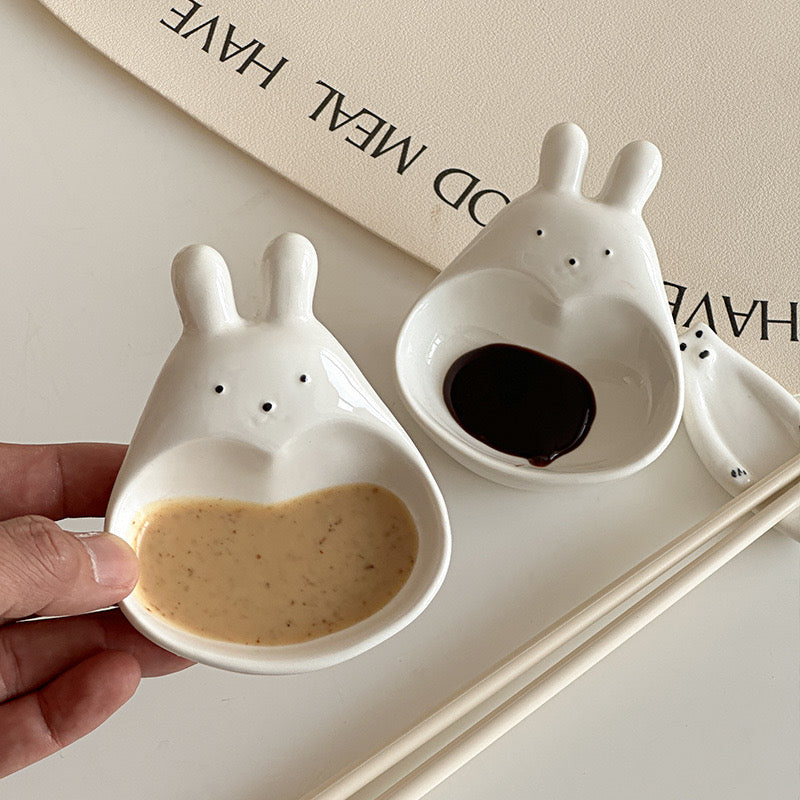 Creative Cartoon Rabbit Dipping Dish