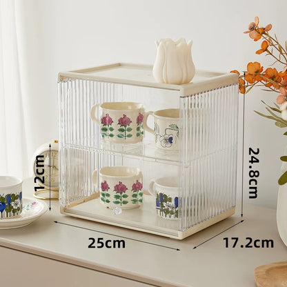 Arched Two-Tier Acrylic Storage Box