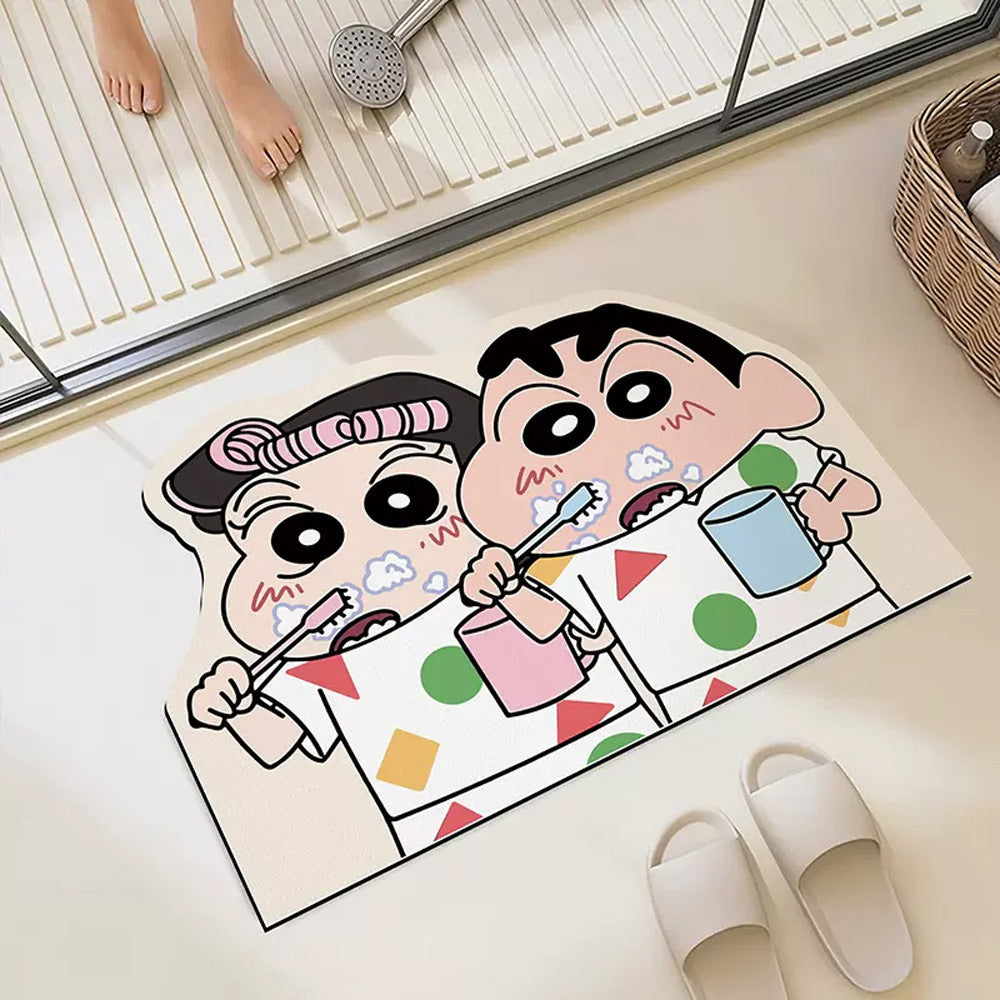 Bathroom Shin-chan Diatomaceous Earth Bath Mat