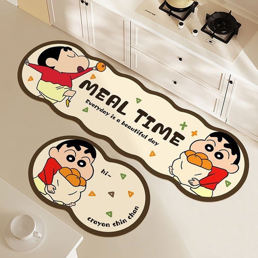 Cartoon Kitchen Diatomaceous Earth Absorbent Mat