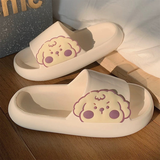 Side Sheep Slippers for Woman