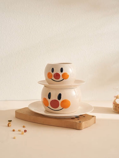 Anpanman Ceramic Cup and Saucer Set