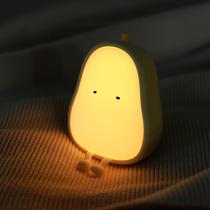 Pear-Shaped Soothing Warm Light Night Lamp