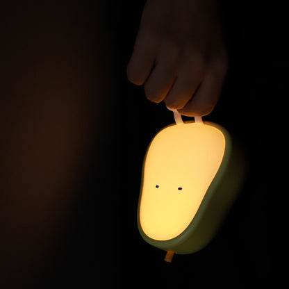 Pear-Shaped Soothing Warm Light Night Lamp