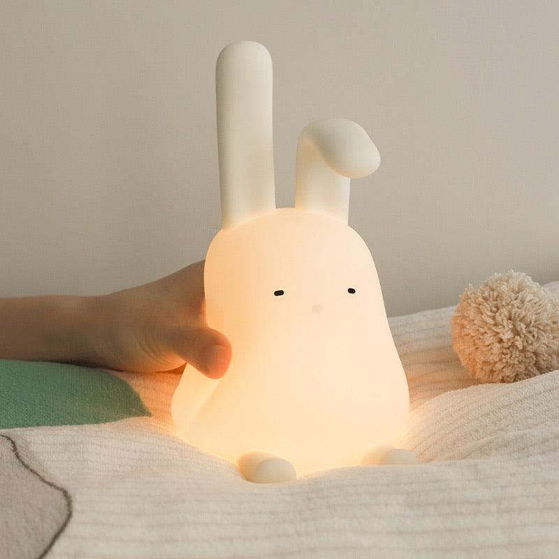 Adorable Fold-Eared Rabbit Night Light