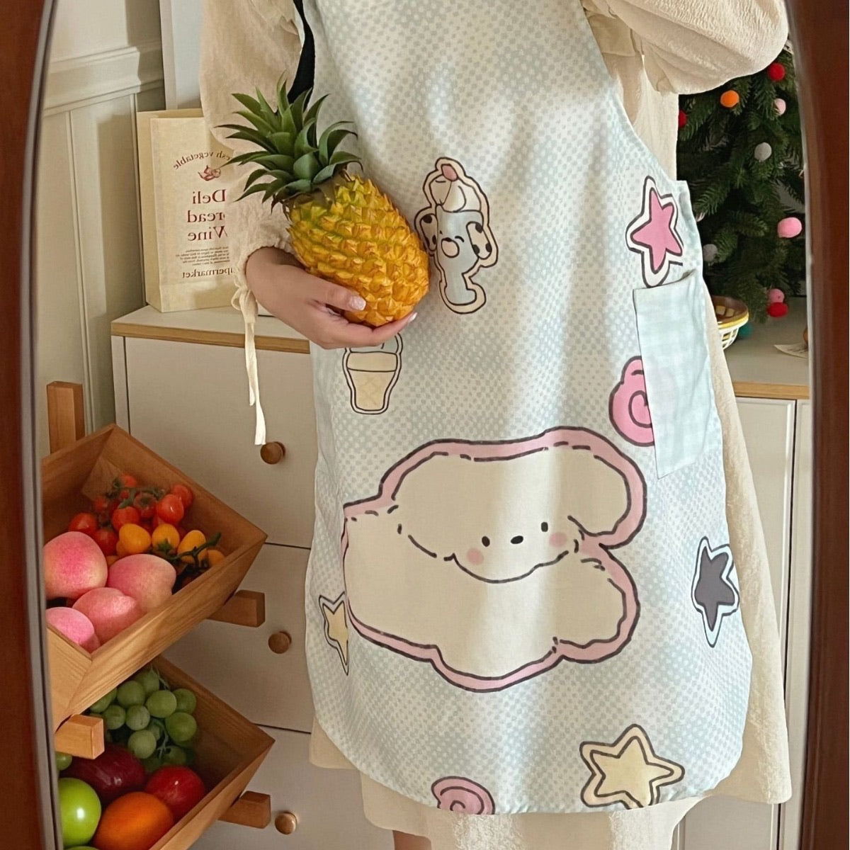 Adorable Cartoon Kitchen Apron