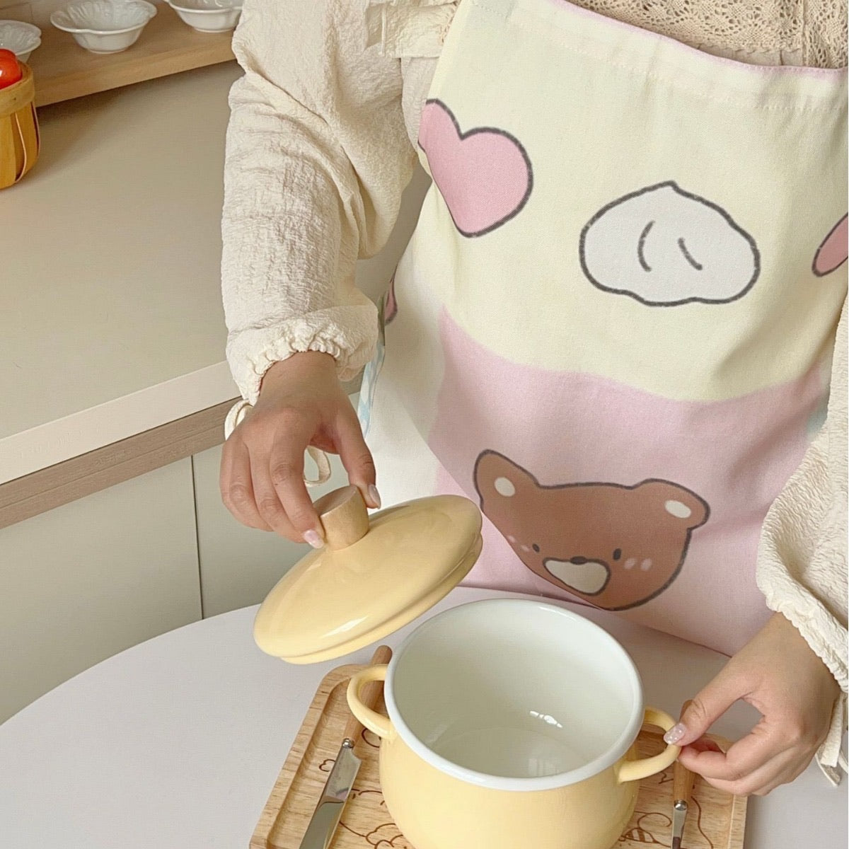 Adorable Cartoon Kitchen Apron