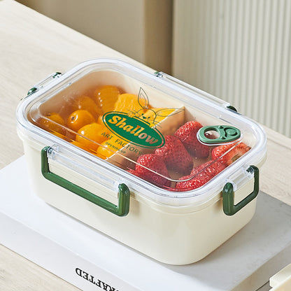 Double-layer Green Rabbit Lunch Box