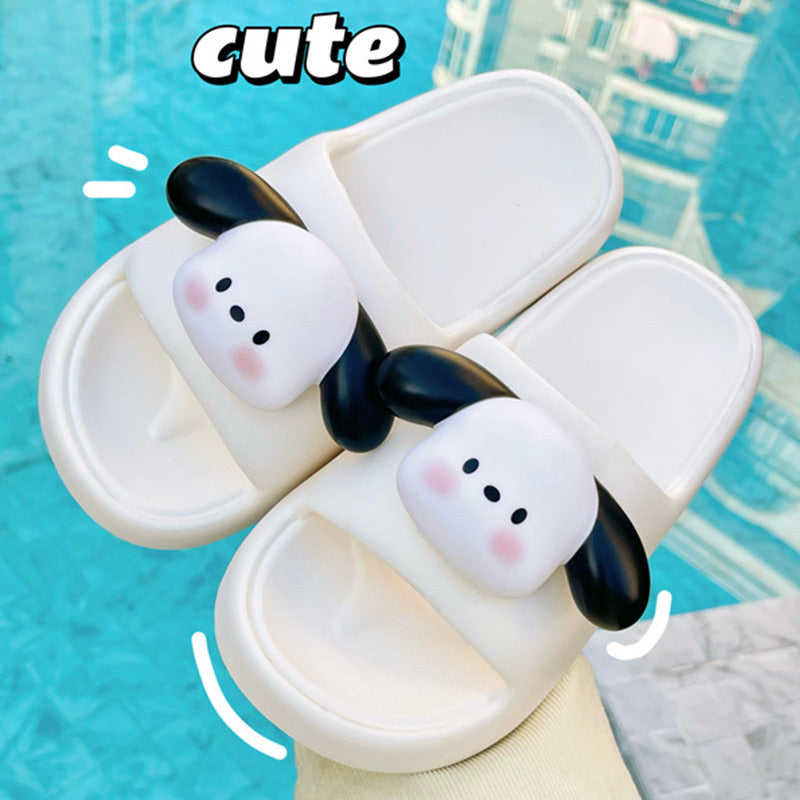 Cute Dog Non-slip Home Slippers