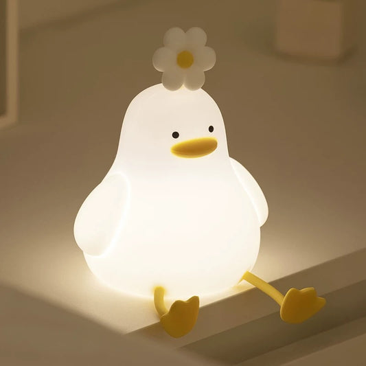 Little Flower Duck Soothing Atmosphere Lamp