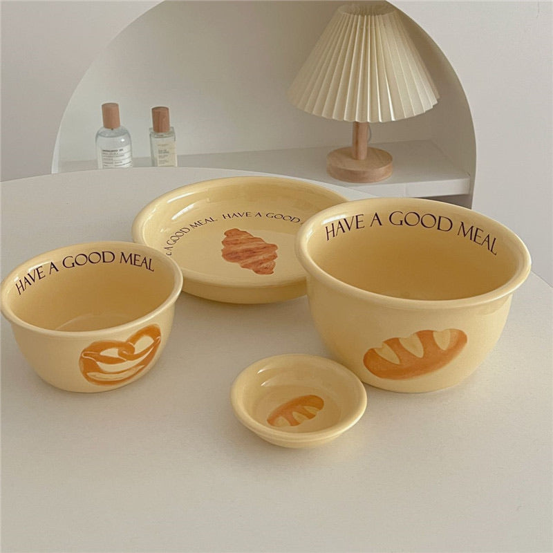 Cute Bread Dinner Collections(Set of 4)