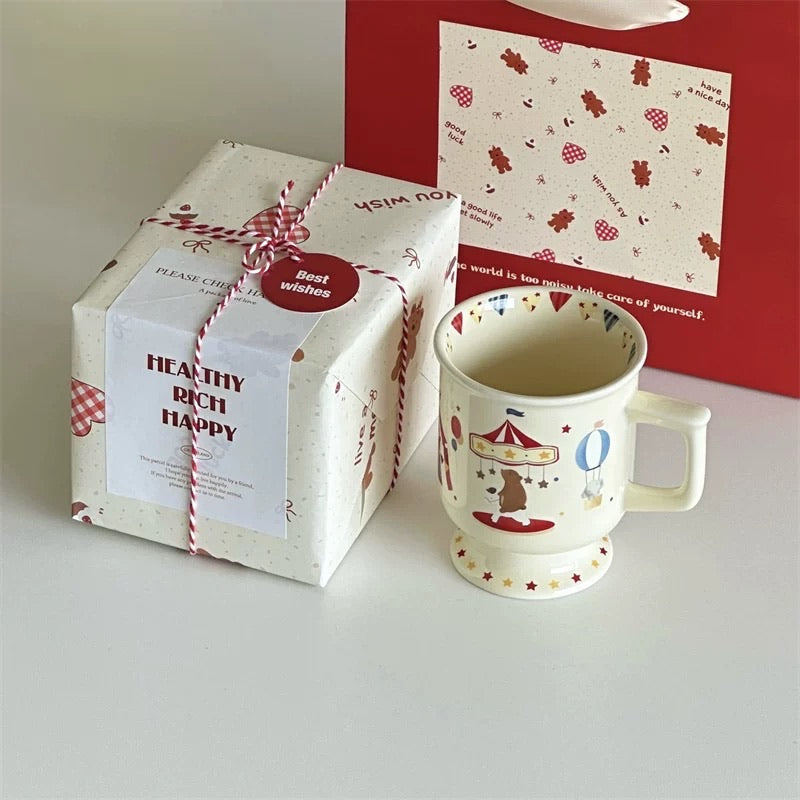 Carousel Ceramic Mug Gift Set (Limited Edition Christmas Packaging）