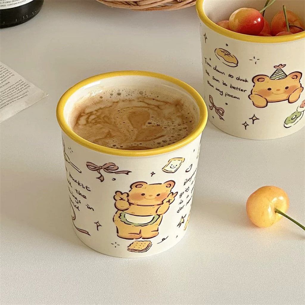 Butter Bear Themed Ceramic Mug