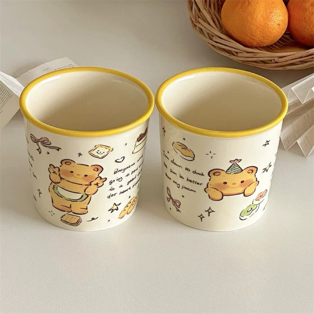 Butter Bear Themed Ceramic Mug