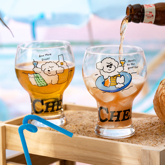 Dog-Themed Fun Beer Glass