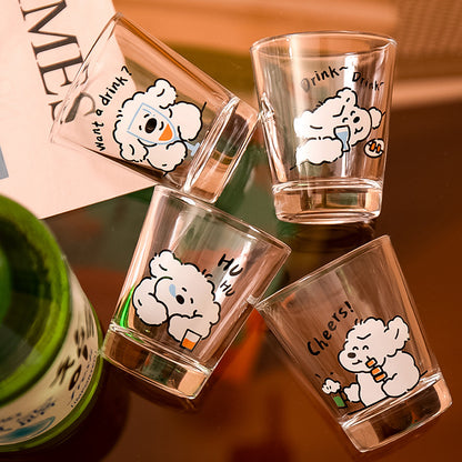 Adorable Dog Soju Glass Set of 4