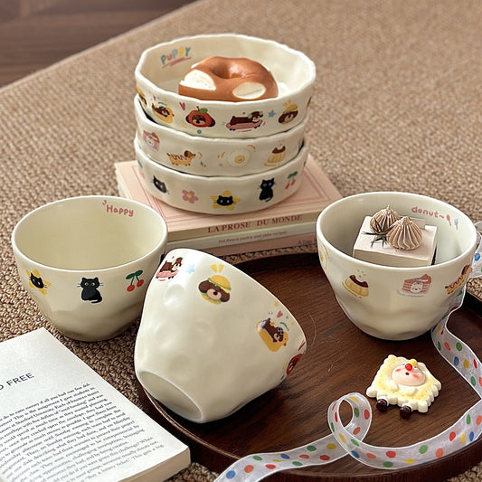 Cute Animal Dessert Tableware