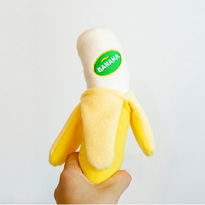 Cute Banana Hide&Seek Pet Toy