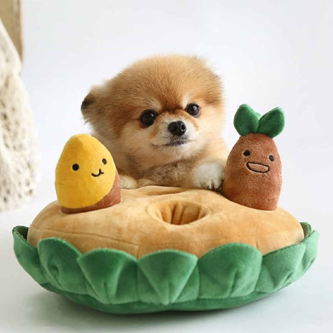 Korean Style Cute  Sweet Potato Hide&Seek Pet Toys Set