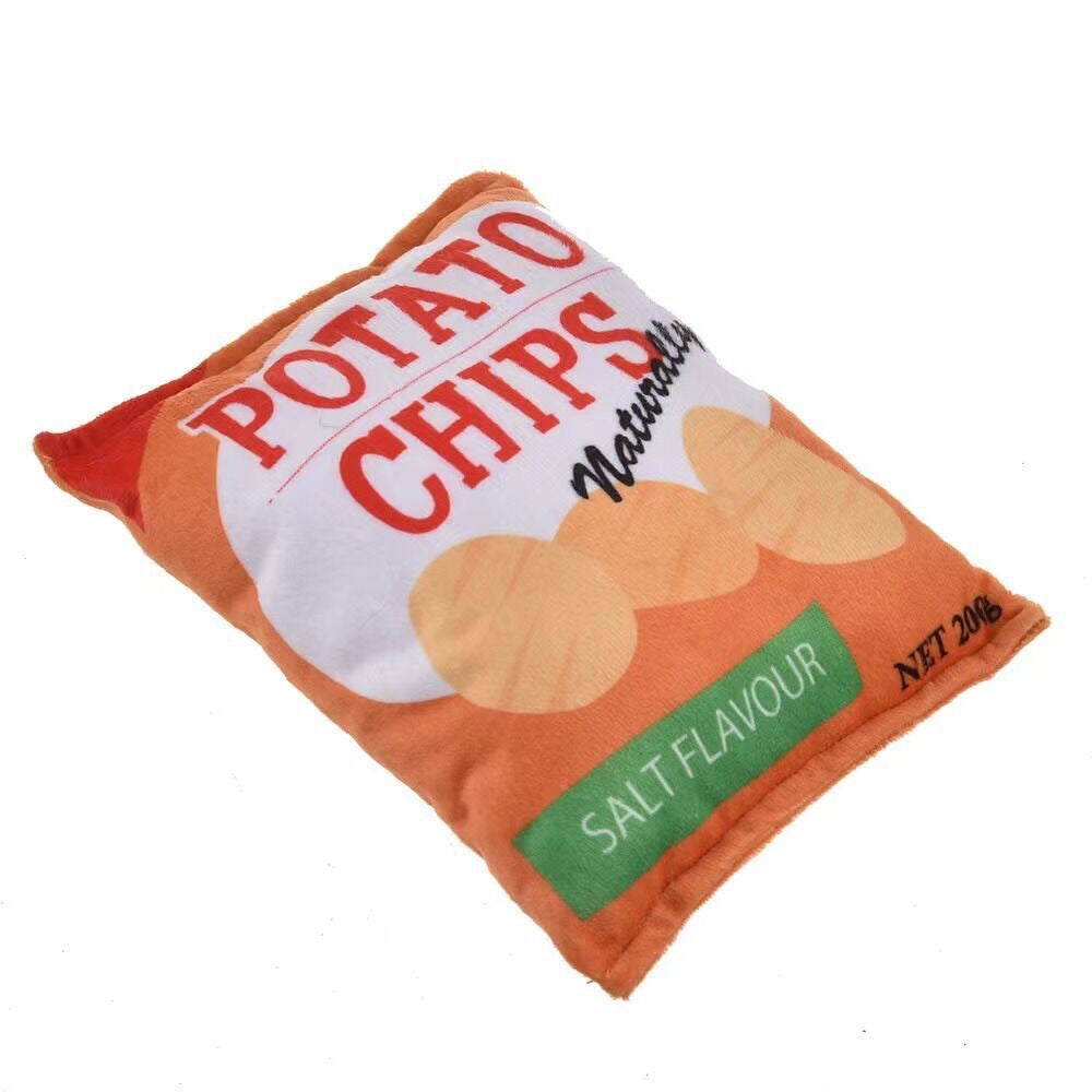 Simulated Potato Chips Squeaky Pet Toy