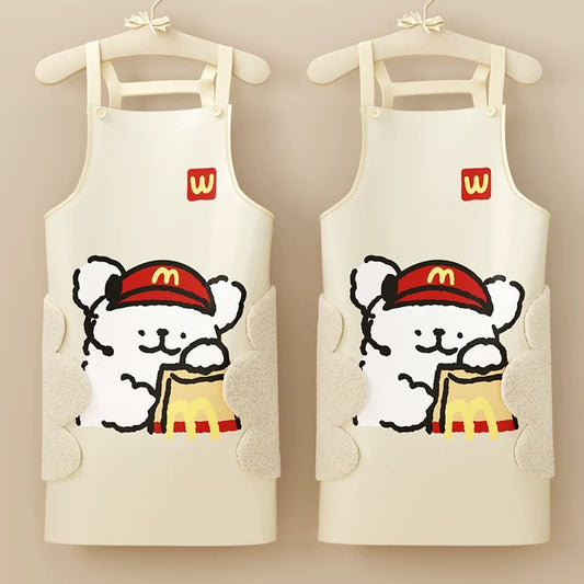 McDonald's Line-Art Dog Waterproof and Oilproof Apron