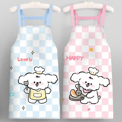Adorable Chef Dog Canvas Apron