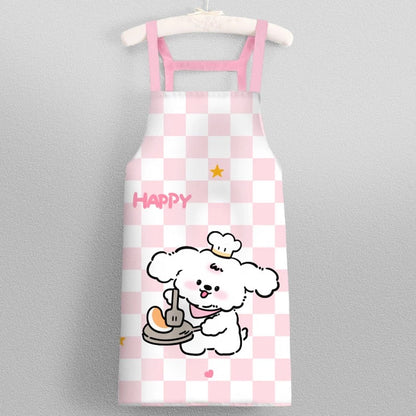 Adorable Chef Dog Canvas Apron