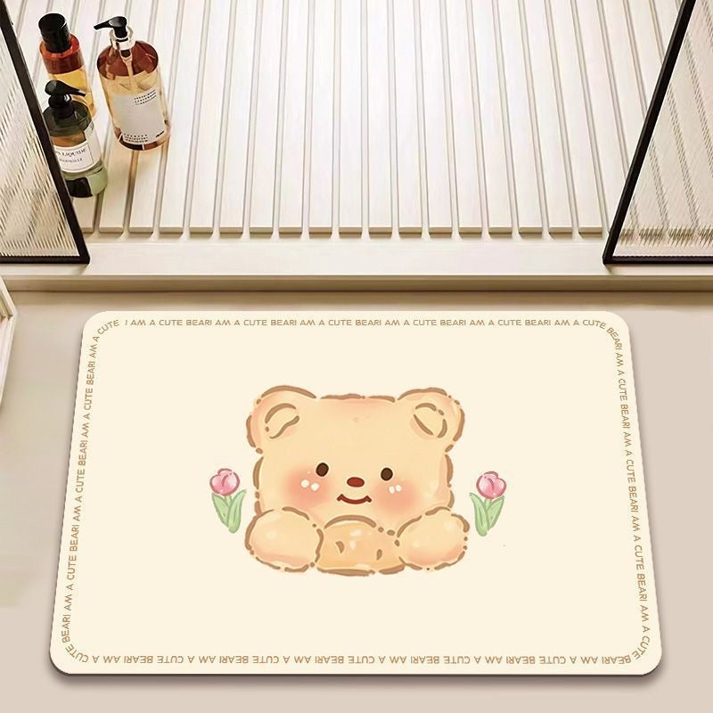 Butter Bear Diatomaceous Earth Floor Mat